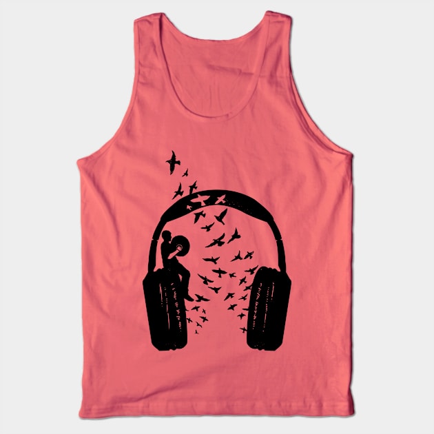 Headphone Cymbals Tank Top by barmalisiRTB